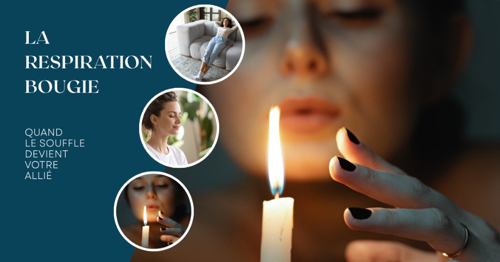 illustration La respiration bougie
