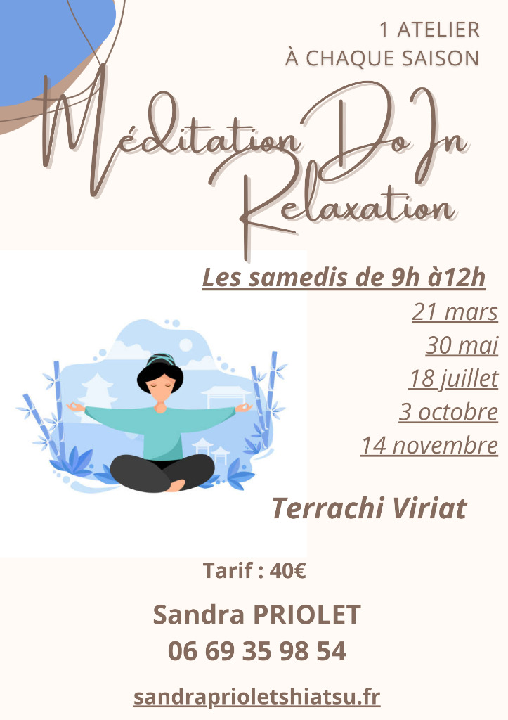illustration Méditation, Do In, Relaxation