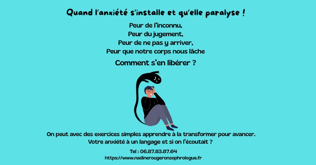 illustration Quand l'anxiété s'installe