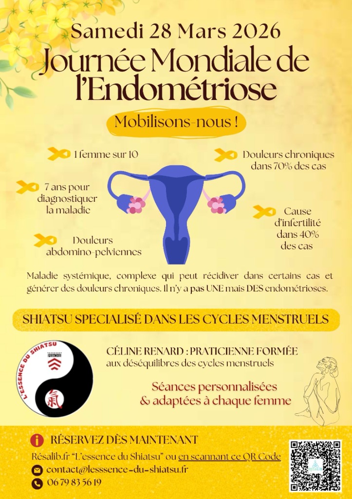 illustration Journée Mondiale de l'ENDOMETRIOSE le 28 mars 2026