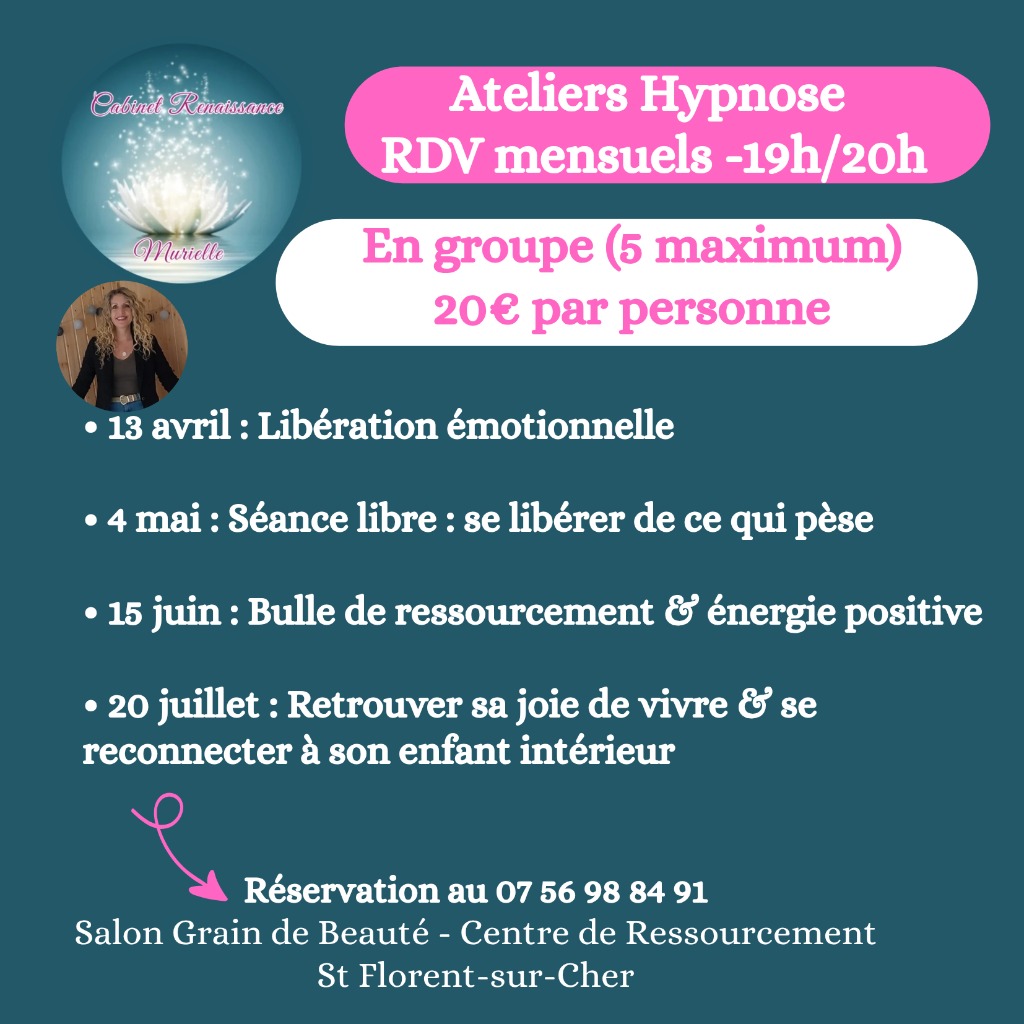 illustration Atelier Hypnose  - Votre RDV mensuel