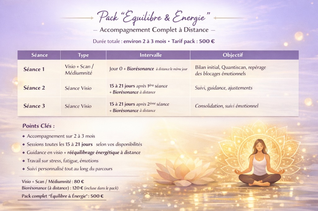 illustration Pack Équilibre & Energie