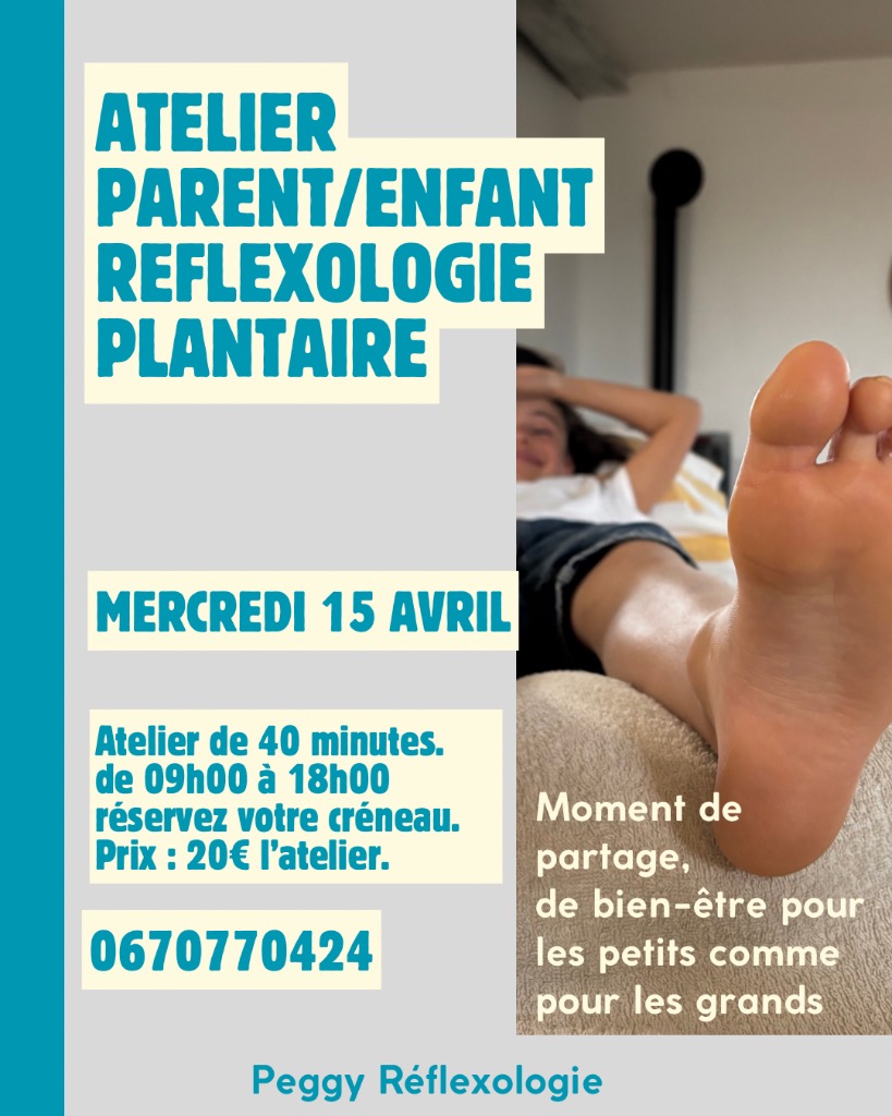 illustration Atelier parent/enfant réflexologie plantaire