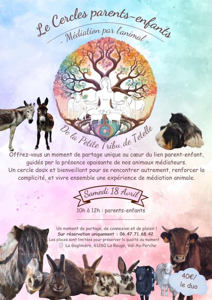 illustration Le cercle parents-enfants