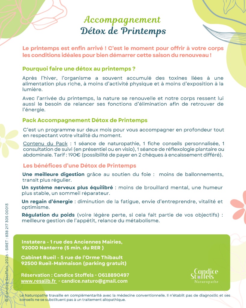 illustration Accompagnement Détox de Printemps