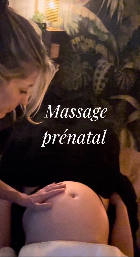illustration Massage prénatal