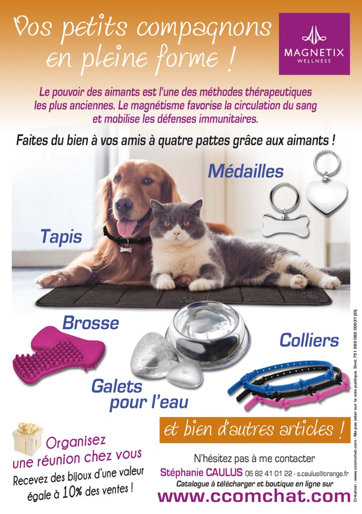 illustration Les bienfaits des aimants pour les animaux