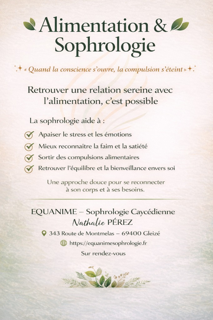 illustration Alimentation & Sophrologie