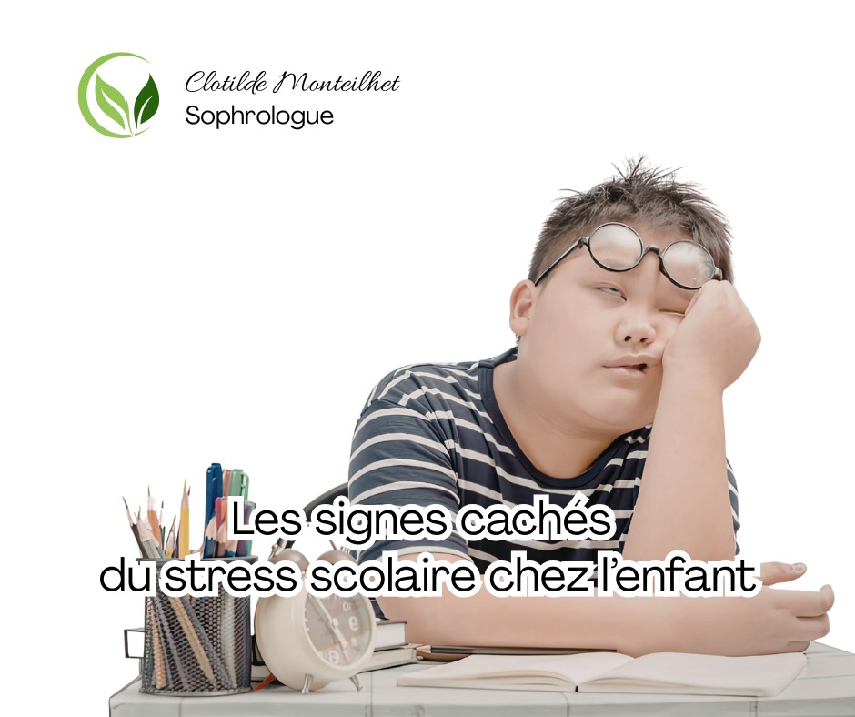 illustration Les signes cachés du stress scolaire chez l’enfant