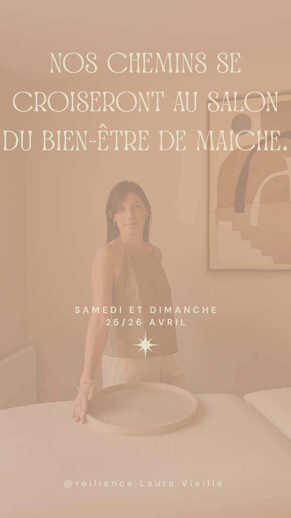 illustration Je serai au salon du bien être de Maiche le 25/26 avril