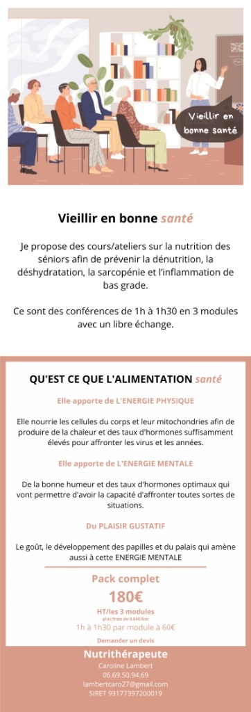 illustration Vieillir en bonne santé