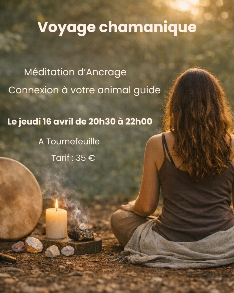 illustration Voyage Chamanique le jeudi 16 avril de 20h30 à 22h00