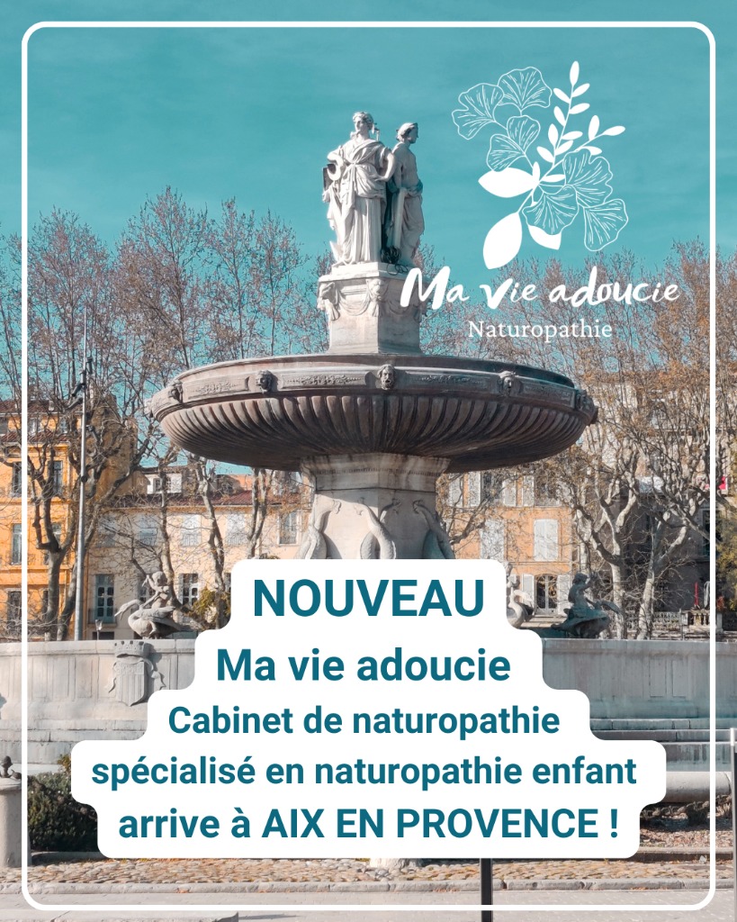 illustration Ma vie adoucie : nouveau cabinet de naturopathie spécialisé en naturopathie enfant à AIX EN PROVENCE !