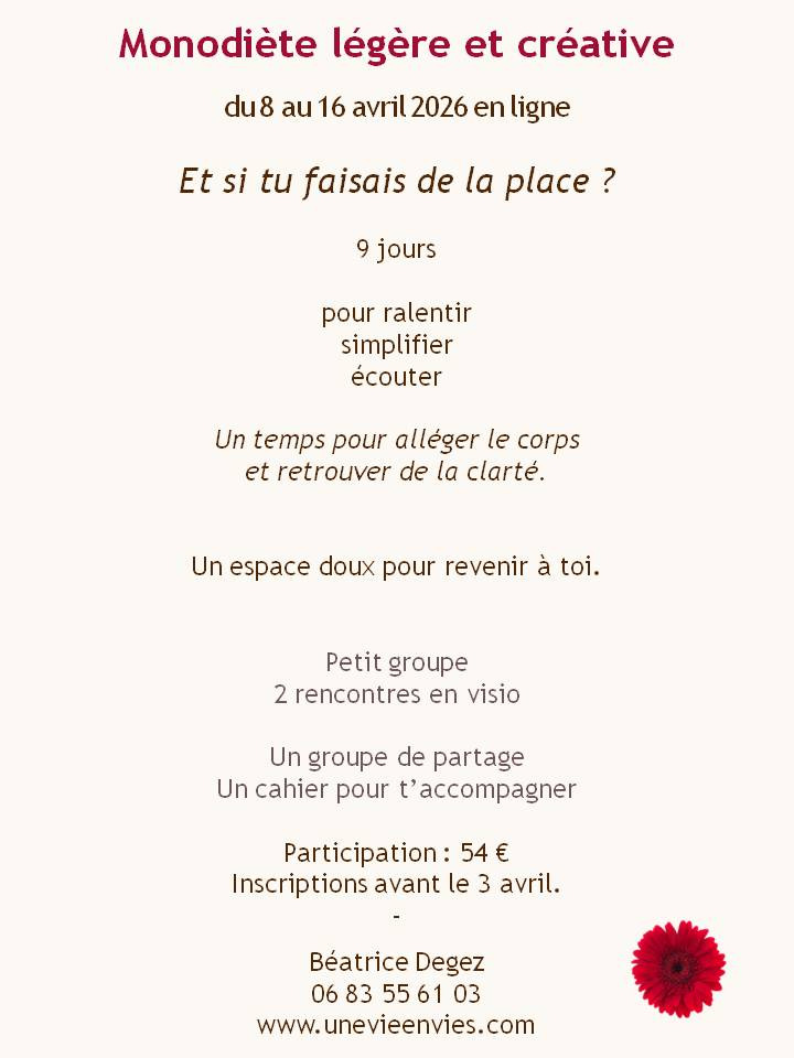 illustration Monodiète légère et créative, en ligne