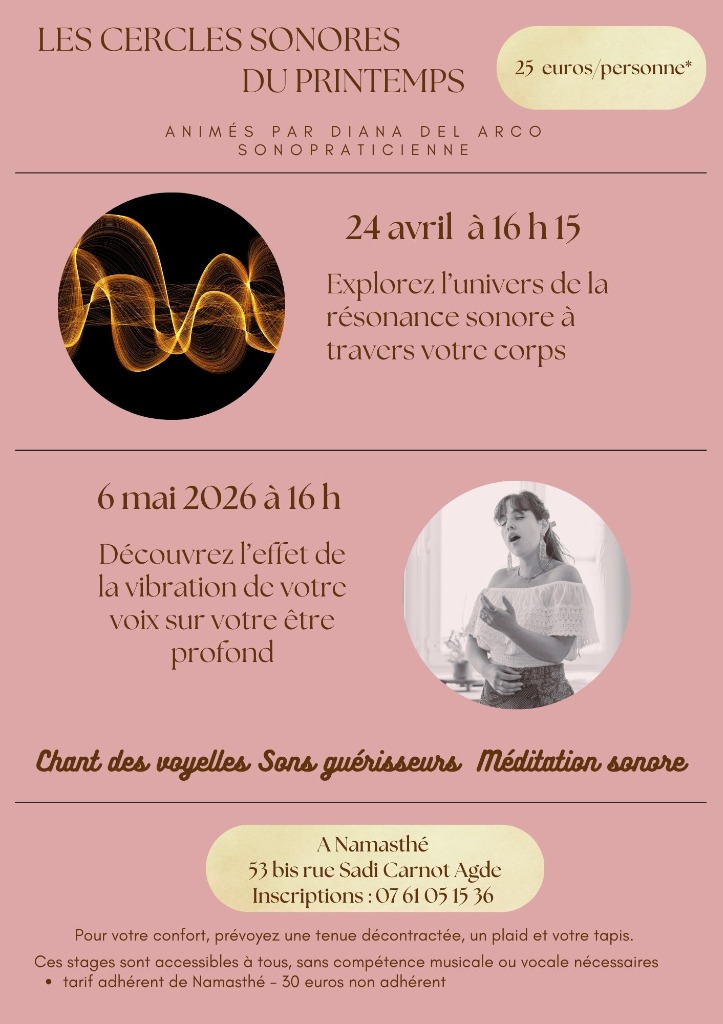 illustration Cercles sonores à AGDE