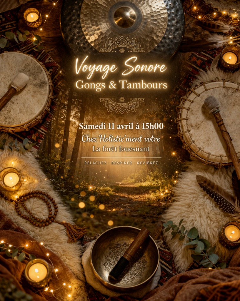 illustration Voyage Sonore Gongs et tambours