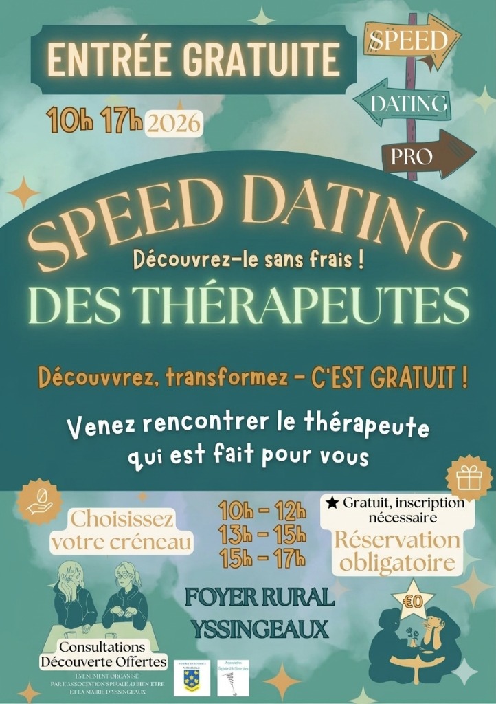 illustration Speed dating des thérapeutes