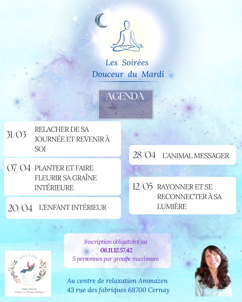 illustration Les Soirées « Douceur » du Mardi