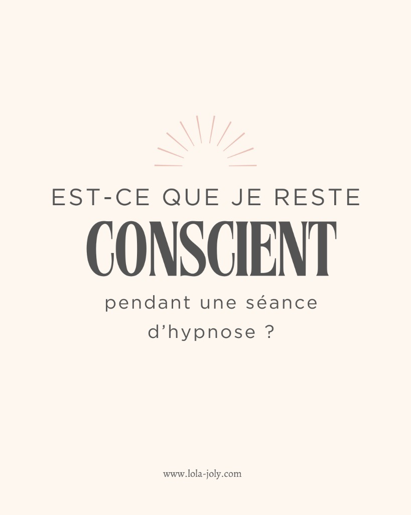 illustration Est-ce que je reste conscient·e pendant une séance d’hypnose ?