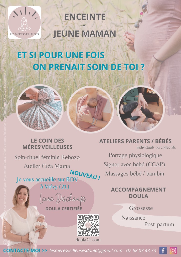 illustration Enceinte ? Nouvelle maman ? Une doula pour te soutenir