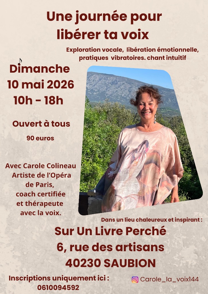 illustration Une journée pour libérer ta voix à Saubion