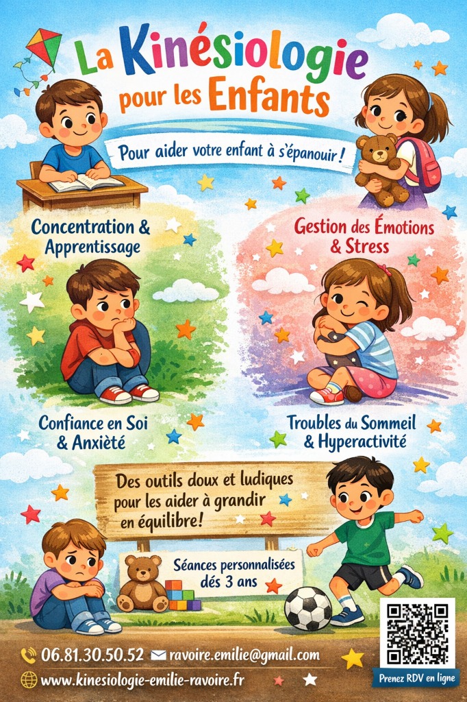 illustration LA KINESIOLOGIE POUR LES ENFANTS