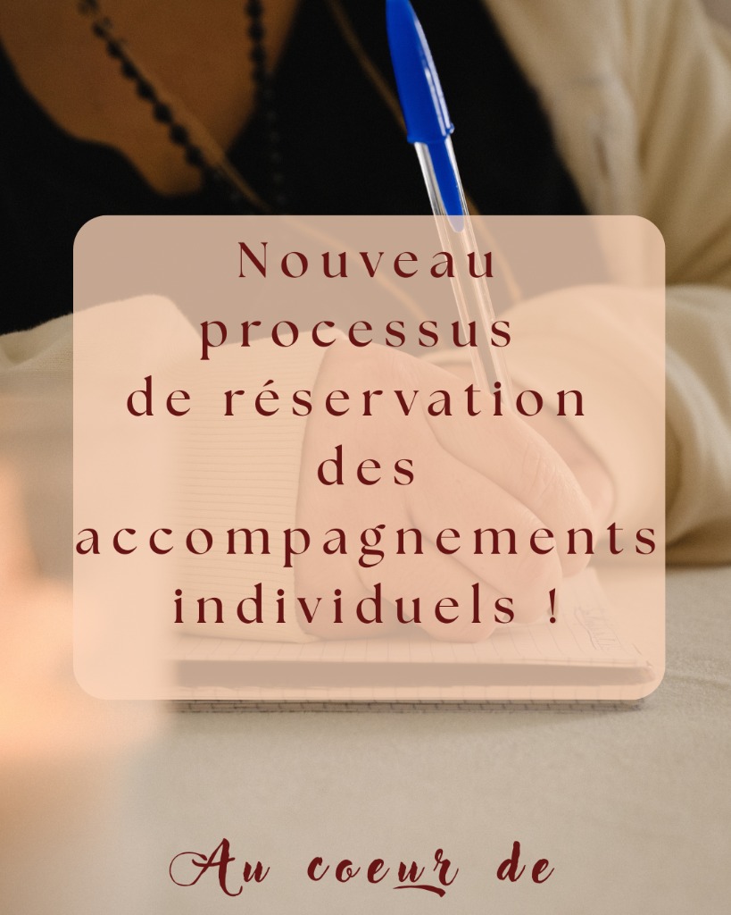 illustration Nouveau processus de réservation des accompagnements individuels