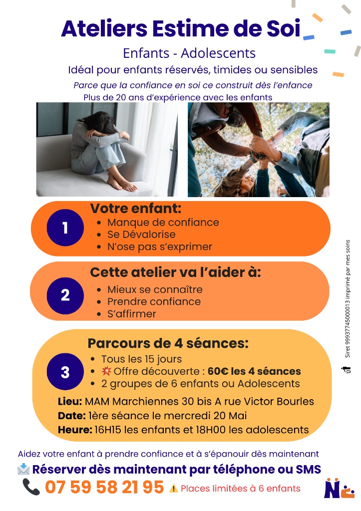 illustration Estime de soi enfant ado