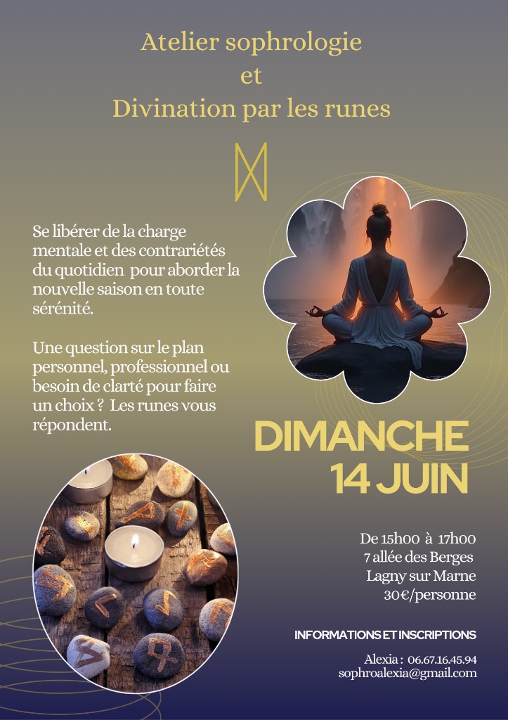 illustration Atelier sophrologie / divination par les runes