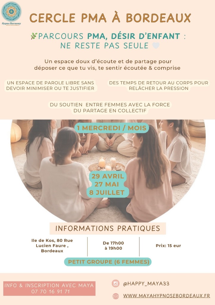 illustration Cercle de Parole PMA/ désir d'enfant à Bordeaux