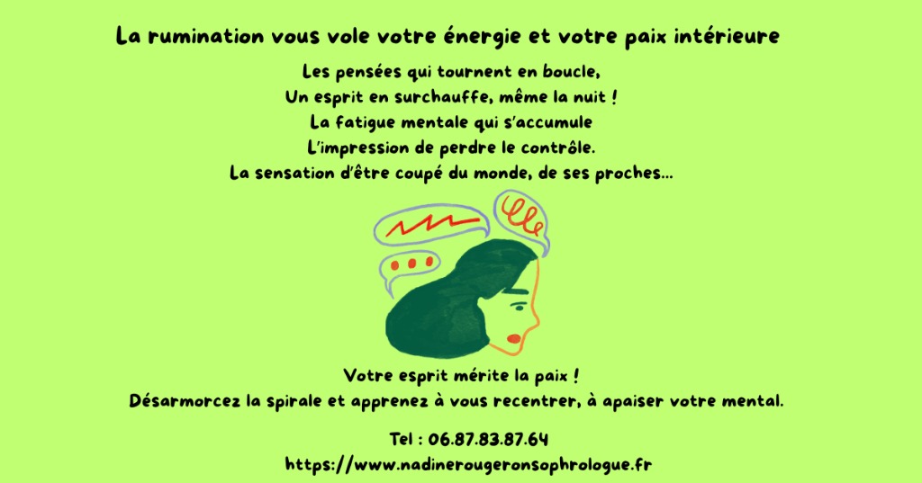 illustration La rumination vous vole votre énergie