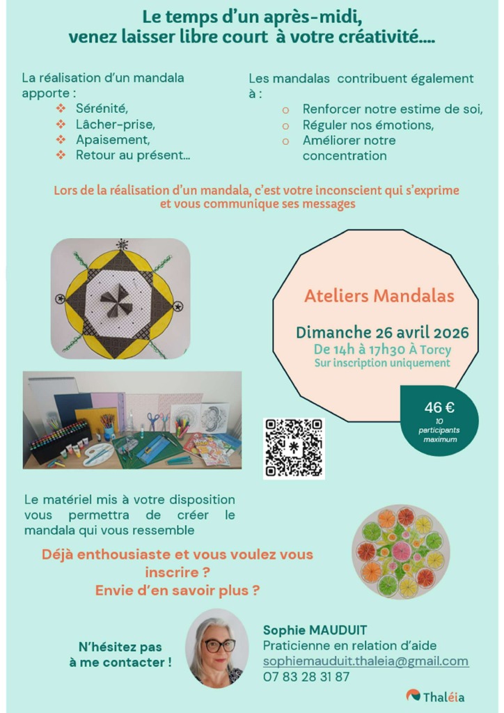 illustration Dessinez votre mandala le 26/04/2026