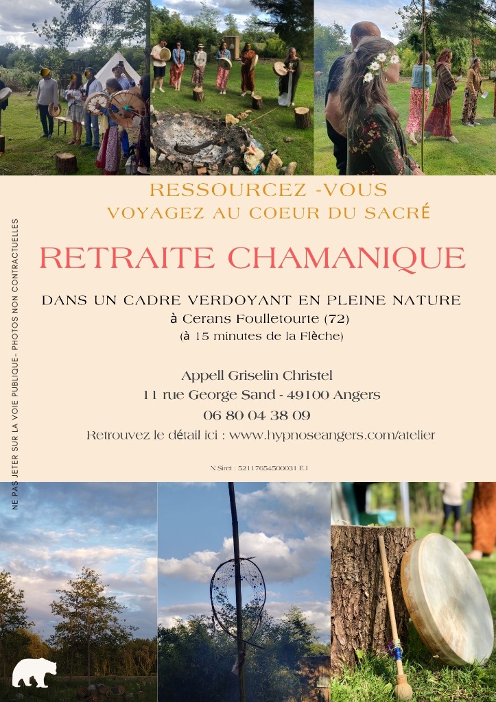 illustration Retraite pour créer votre tambour chamanique les 30 et 31Mai 2026