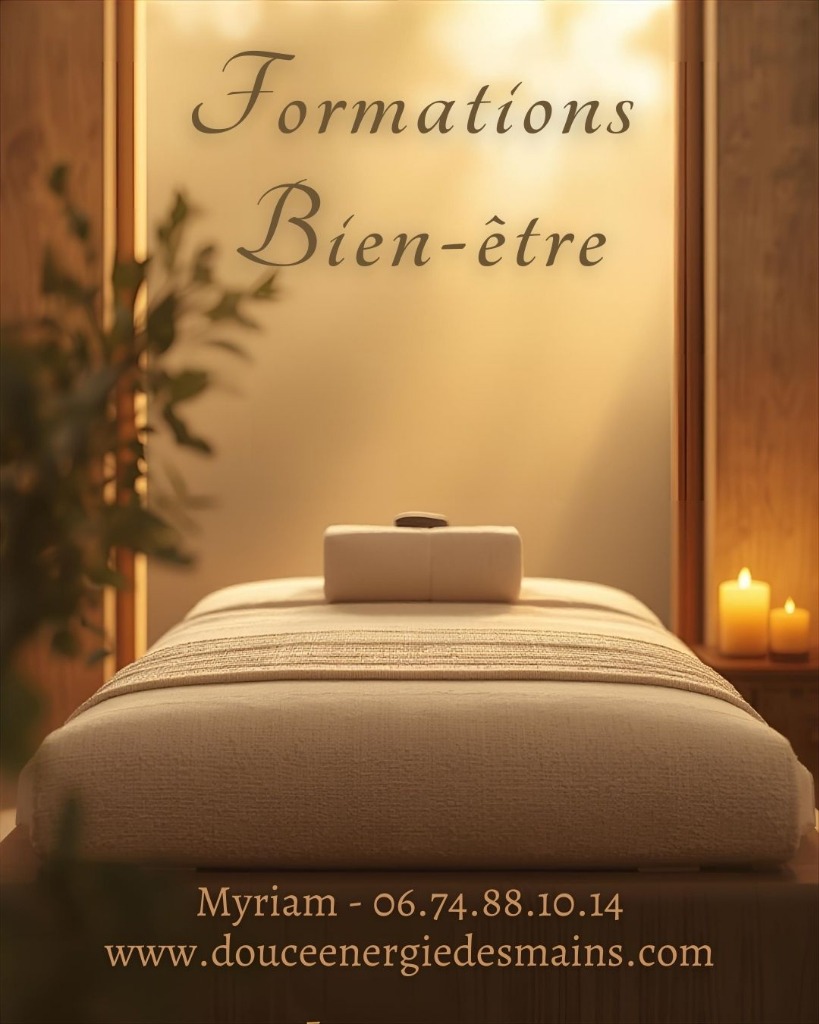 illustration Formation Massage des 5 Continents, LaHoChi, Cristal'âme, Triangle d'Or d'Isis et Pendule à Tours (37)