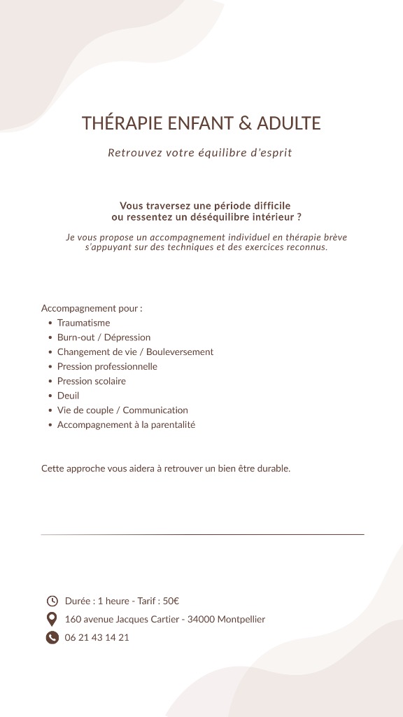 illustration Thérapie enfant & adulte