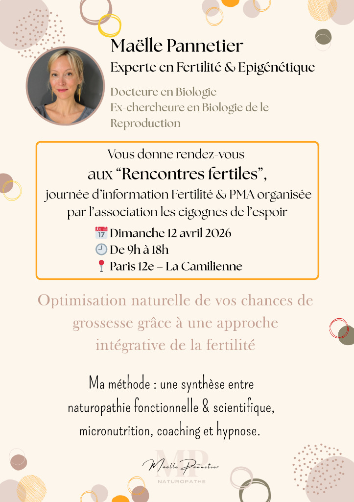 illustration Les rencontres fertiles - 12 avril 2026- Paris - Association les cygognes de l'espoir