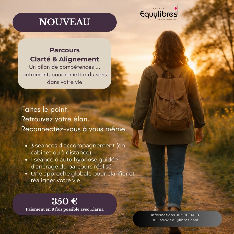 illustration ✨ NOUVEAU - Accompagnement Clarté & Alignement - Votre bilan de transition de vie