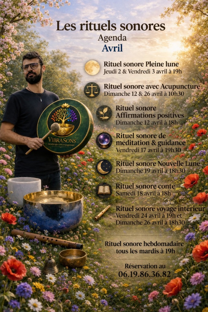 illustration Agenda Avril des rituels sonores