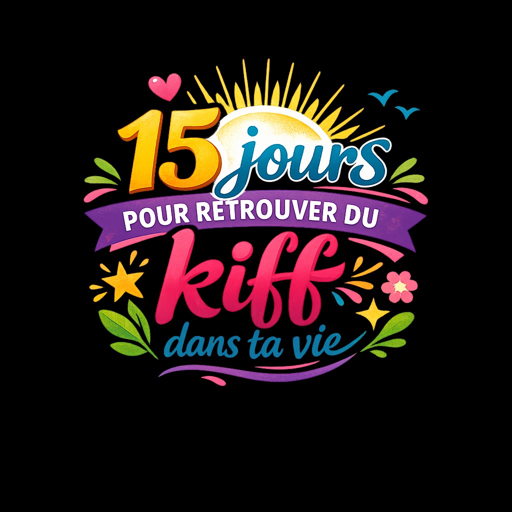 illustration Accompagnement offert: 15 jours pour retrouver du kiff dans ta vie !
