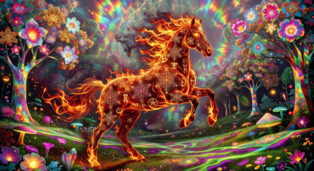 illustration Le magnétisme pour accompagner le renouveau du printemps