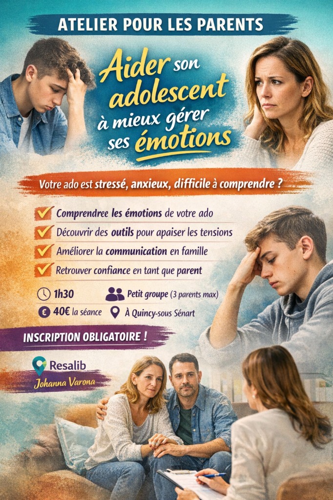 illustration Atelier parents : accompagner les émotions de son adolescent