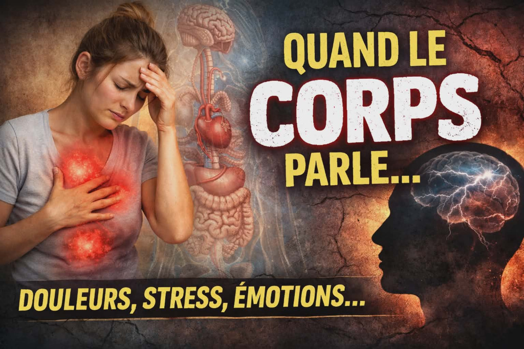 illustration Douleurs, stress et émotions : comprendre le lien corps–psyché