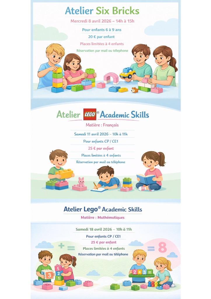 illustration Ateliers durant les Vacances d'Avril