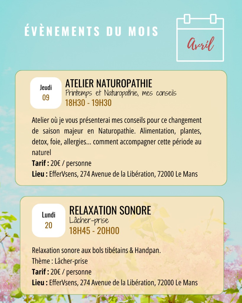 illustration Les ateliers d'avril