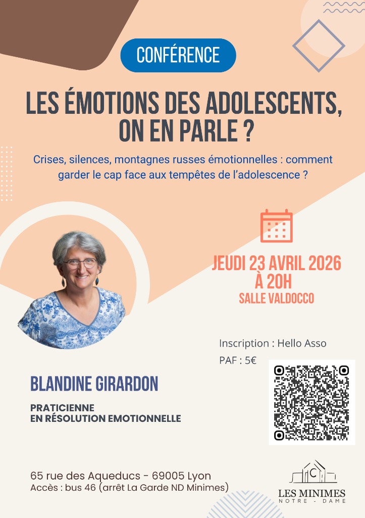 illustration Conférence : Les émotions des adolescents, on en parle ??