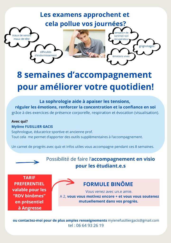 illustration ⏳ Examens : Le dernier cycle "Confiance" avant le jour J!