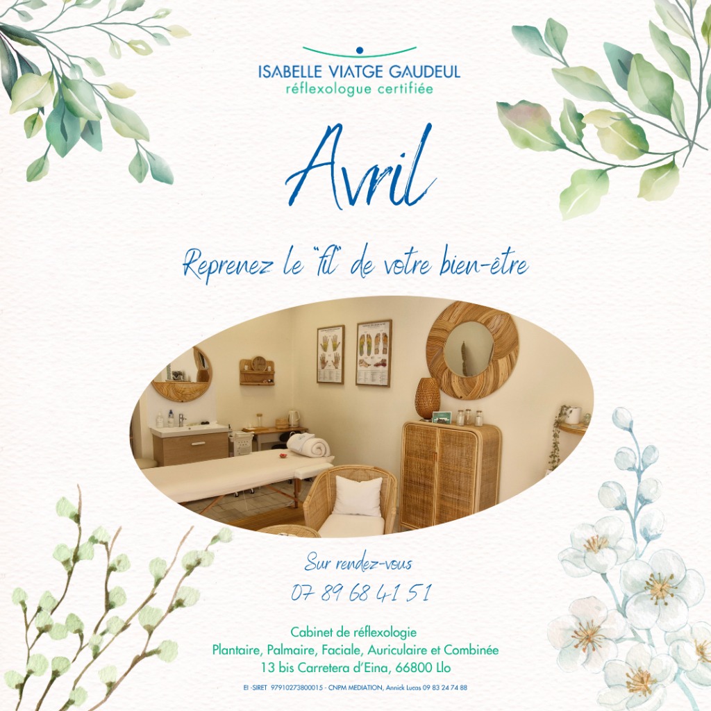 illustration Avril, reprenez le fil de votre bien-être.