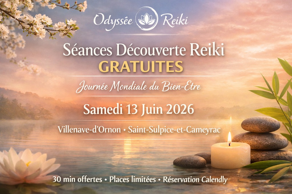 illustration Séance découverte Reiki — JMBE 13/06/2026 — Villenave-d'Ornon & Saint-Sulpice-et-Cameyrac