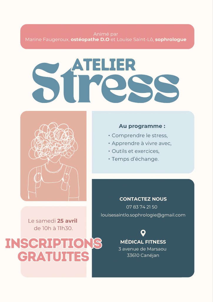 illustration ATELIER GRATUIT : Comprendre et gérer le stress 🧠