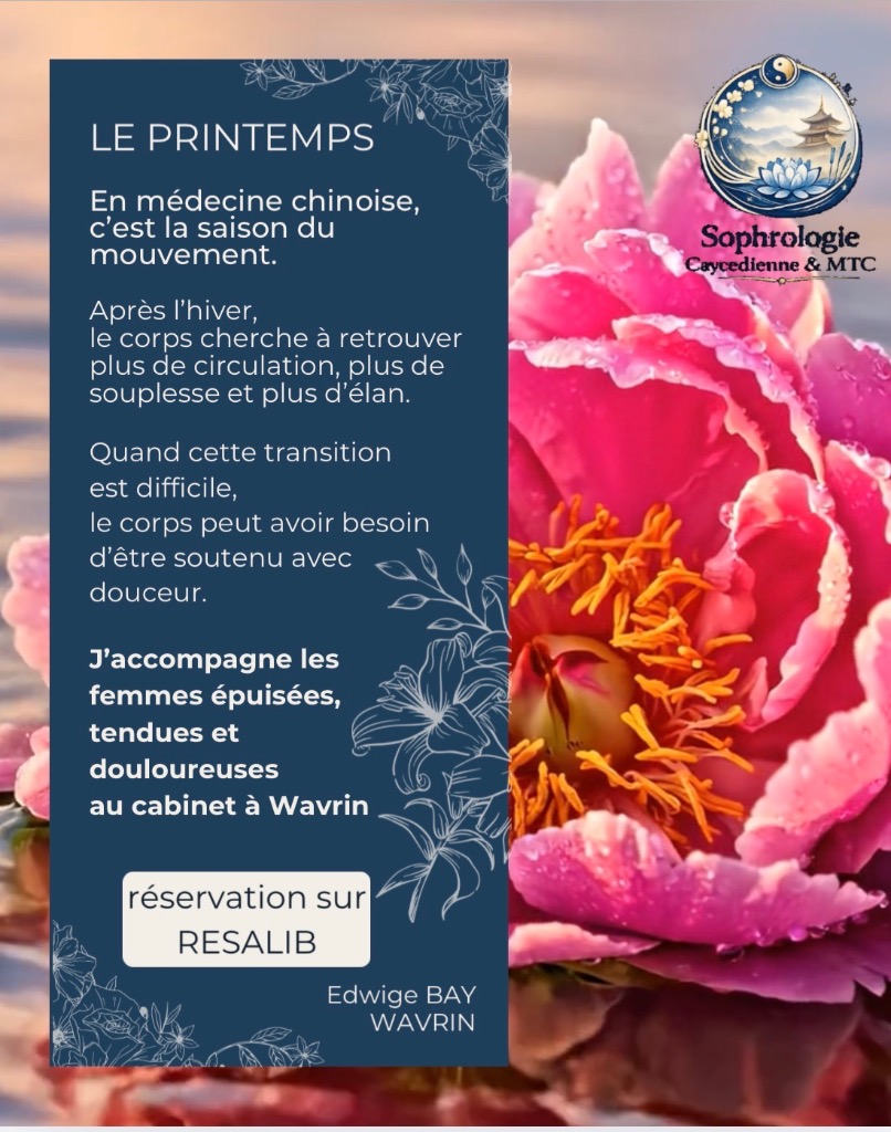 illustration Printemps saison du mouvement